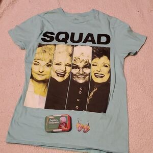 The Golden Girls Women's Squad Officially Licensed Celadon Green T-Shirt